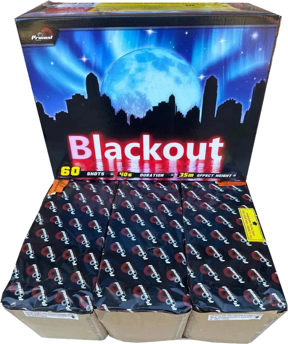 Blackout firework by Primed Pyrotechnics