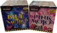 Blue Mojo & Pink Mojo firework bundle by Primed Pyrotechnics