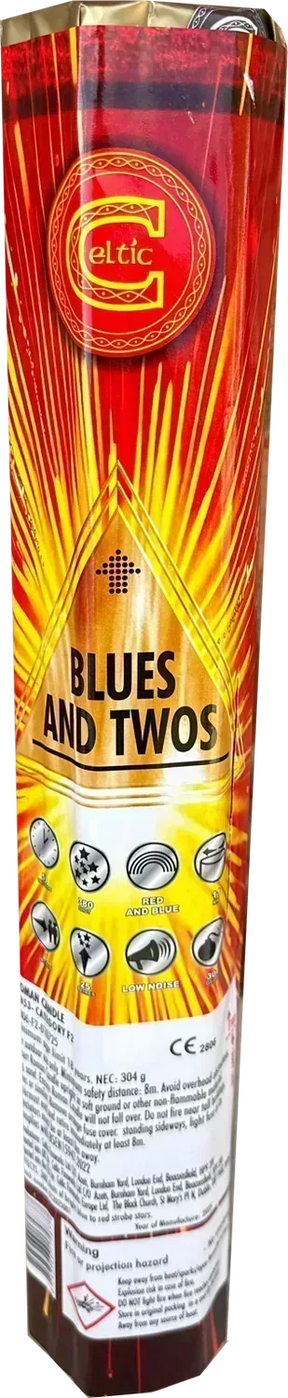 Blues & Twos firework by Celtic