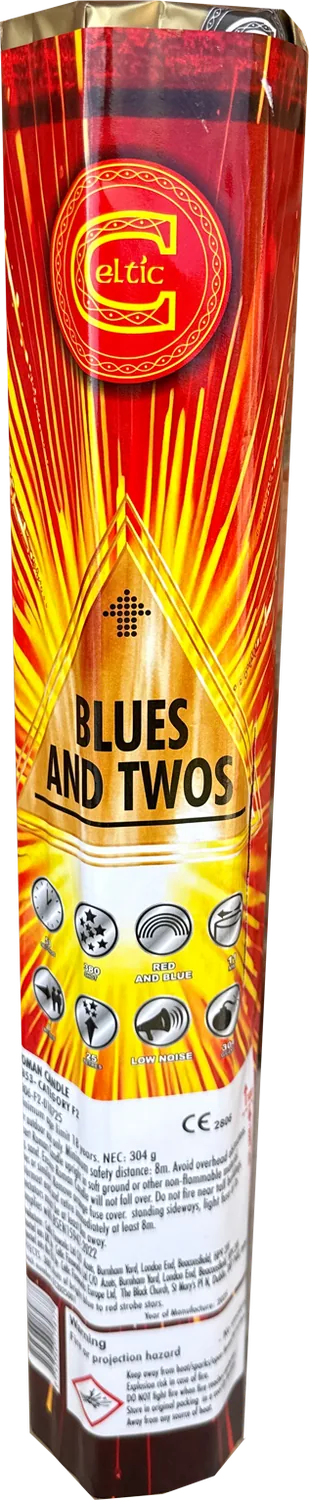 Blues & Twos firework by Celtic