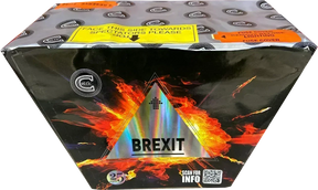 Brexit 25-shot fanned F2 cake firework by Celtic