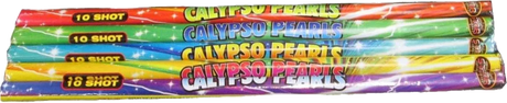 Calypso Pearls 4-pack F2 roman candles by Bright Star