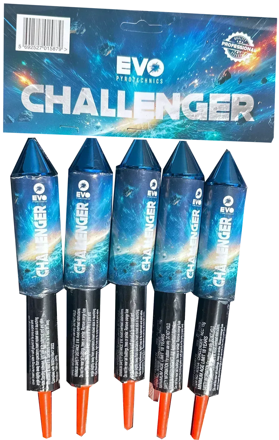 Challenger firework by Evolution Fireworks