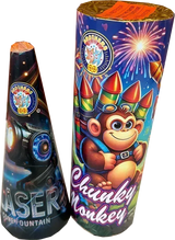 Chunky Monkey & Laser firework bundle by Brothers Pyrotechnics