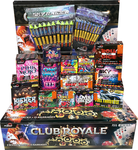 Club Royale firework by Primed Pyrotechnics