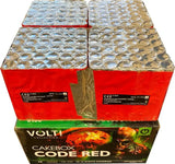 Code Red 144-shot F2 compound firework by Volt