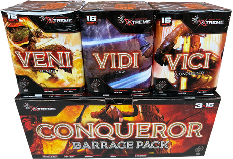 Conqueror Pack firework by Xtreme