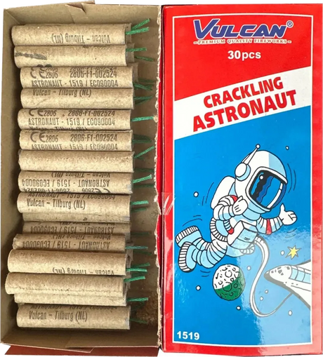 Crackling Astronaut firework by Vulcan