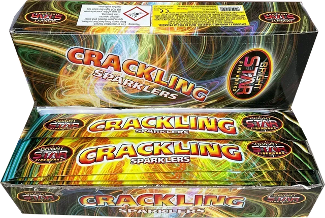 50x 10" Crackling Sparklers case deal by Bright Star