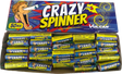 Crazy Spinners by Vulcan Fireworks, 50-pack of F1 ground spinner fireworks for back-garden displays