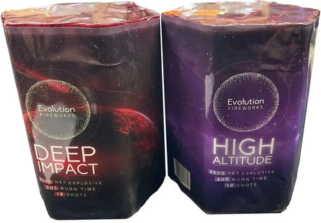 Deep Impact & High Altitude firework bundle by Evolution Fireworks