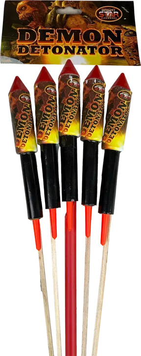 Demon Detonator Rockets firework by Bright Star