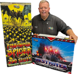 Destroyer & Poisonous Spider firework bundle by Galactic Fireworks