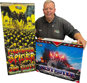 Destroyer & Poisonous Spider firework bundle by Galactic Fireworks