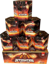 Detonation 6-cake F2 cake pack firework by Cube Fireworks