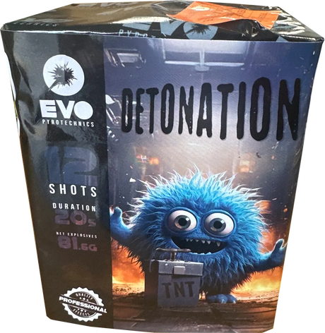 Detonation firework by Evolution Fireworks