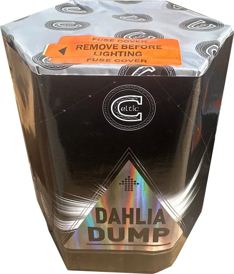 Dhalia Dump 19-shot F2 dump cake firework by Celtic