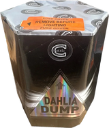 Dhalia Dump 19-shot F2 dump cake firework by Celtic