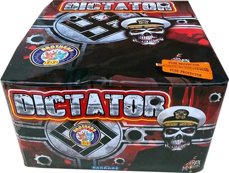 Dictator 100-shot F3 cake firework by Brothers Pyrotechnics