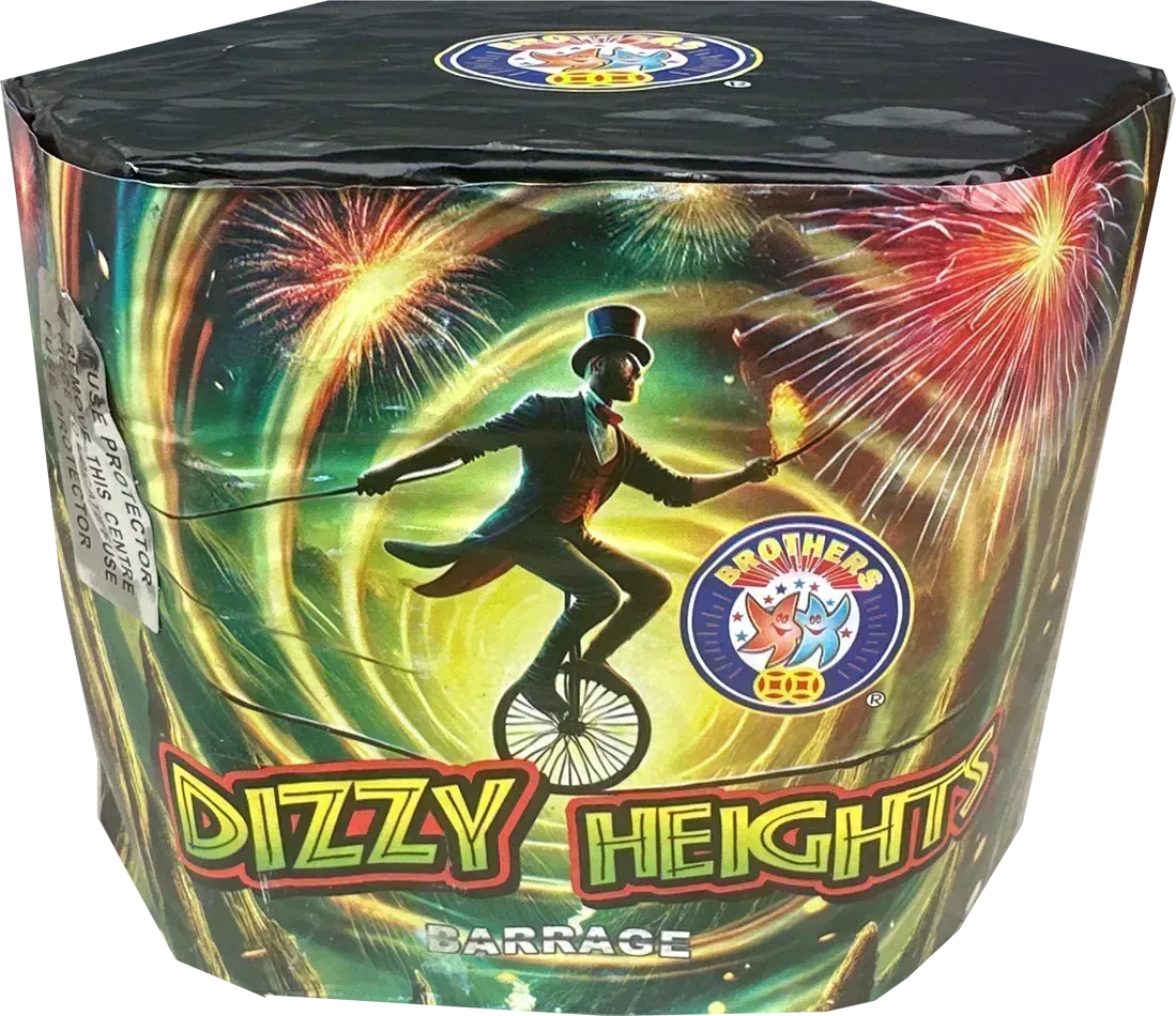 Dizzy Heights firework by Brothers Pyrotechnics