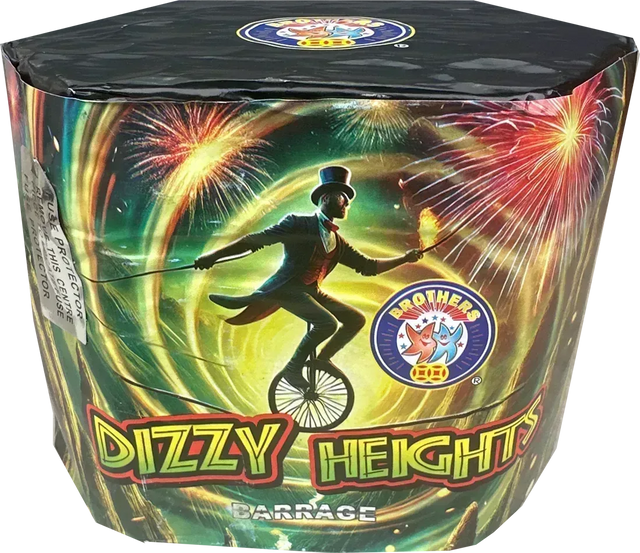 Dizzy Heights firework by Brothers Pyrotechnics