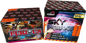 Sky Breaker & Furious firework bundle by Galactic Fireworks