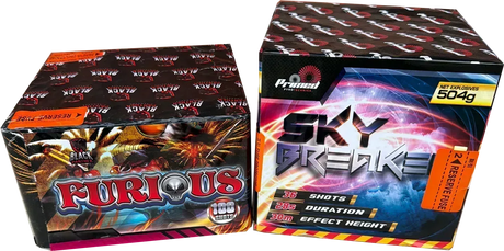 Sky Breaker & Furious firework bundle by Galactic Fireworks