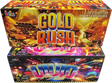 Gold Rush and Vivid compound firework barrage bundle by Galactic Fireworks