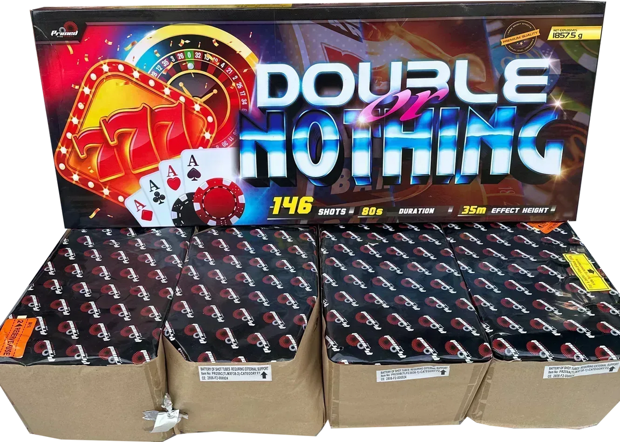 Double Or Nothing firework by Primed Pyrotechnics