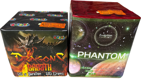 Dragon's Breath & Phantom firework bundle by Mixed