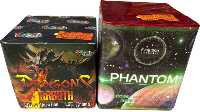Dragon's Breath & Phantom firework bundle by Mixed