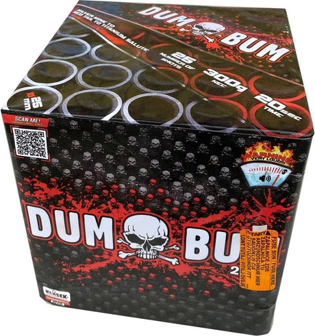 Dum Bum Micro 25-shot F2 cake firework by Klasek