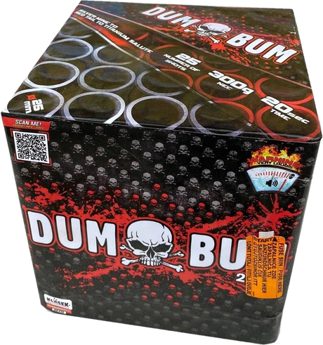 Dum Bum Micro 25-shot F2 cake firework by Klasek