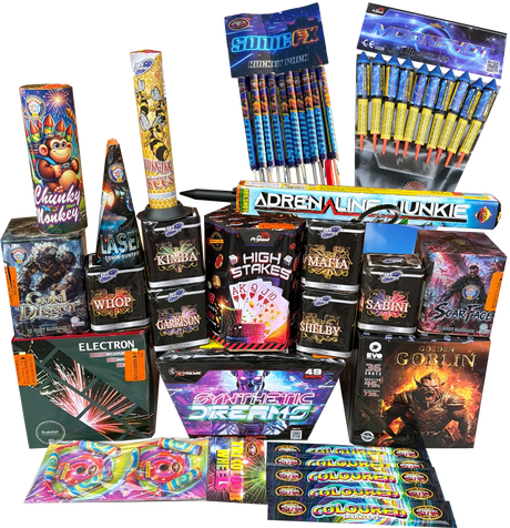 Electrifying Pack complete display firework pack