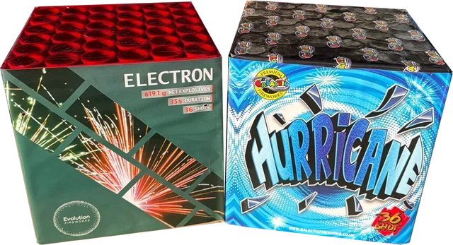 Electron & Hurricane firework bundle by Mixed