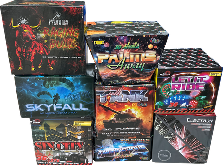 Emerald Cake Pack firework bundle by Mixed