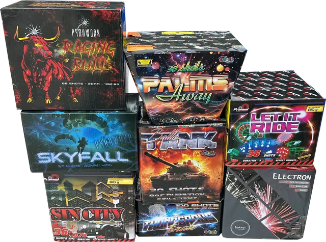 Emerald Cake Pack firework bundle by Mixed