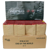End Of The World 200-shot fanned F3 compound firework by Galactic Fireworks