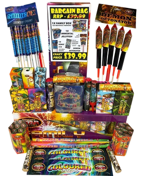 Family Bargain Bag firework by Galactic Fireworks