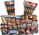 Firework Fiesta 41-piece complete display firework pack by Galactic Fireworks
