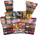 Firework Frenzy 32-piece complete display firework pack by Galactic Fireworks