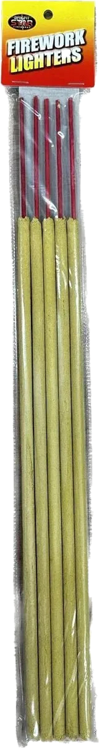Firework Safety Lighters by Bright Star, pack of 5 portfire-style lighters