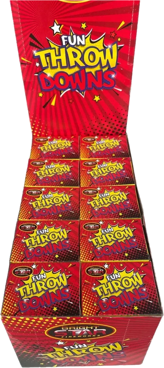 Fun Snaps box of 50 F1 throw-down novelty snaps by Cube Fireworks