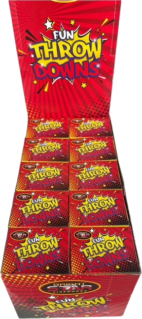 Fun Snaps box of 50 F1 throw-down novelty snaps by Cube Fireworks
