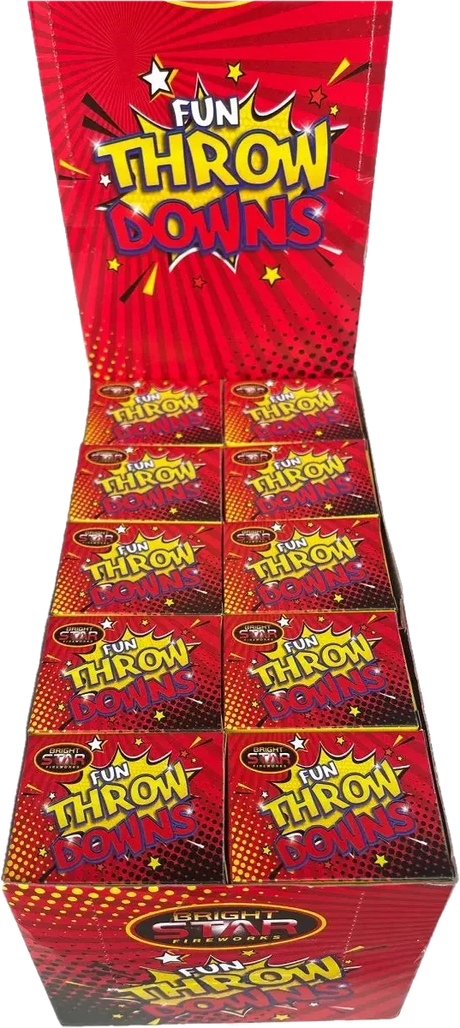 Fun Snaps box of 50 F1 throw-down novelty snaps by Cube Fireworks
