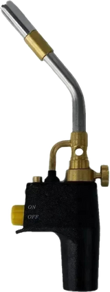 Gas blow torch for lighting firework fuses
