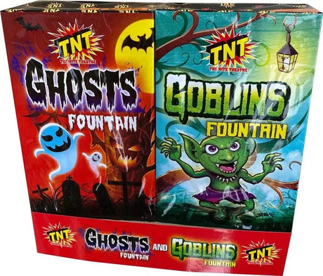 Ghosts and Goblins low-noise fountain twin pack by TNT Fireworks