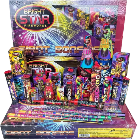 Giant Bonfire Box 26-piece low-noise F2 selection box by Bright Star