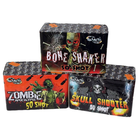 Graveyard Shift 3-cake F3 cake pack firework by Galactic Fireworks