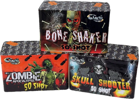Graveyard Shift 3-cake F3 cake pack firework by Galactic Fireworks